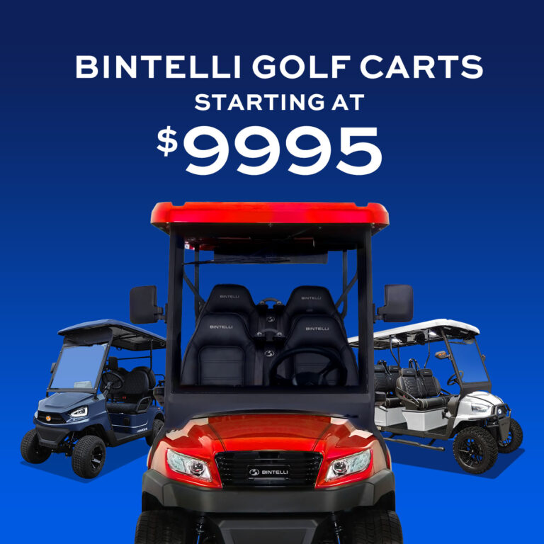 Bintelli Golf Carts Starting at $9995 - Showcasing Nemesis - Nexus and Beyond 2025 models